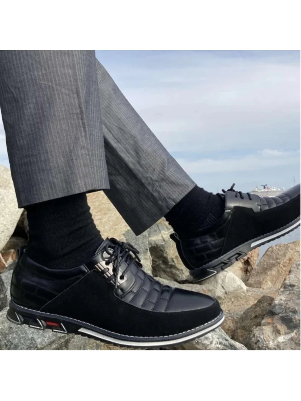 NEW Gatsby Oxford Derby Orthopedic PU Leather Shoes Casual Dress Sneakers US 10W